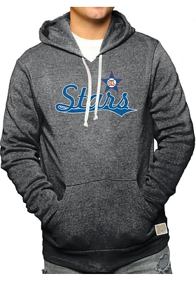 Original Retro Brand St Louis Stars Mens Black Triblend Fleece Fashion Hood