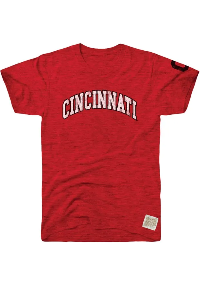 Original Retro Brand Cincinnati Bearcats Black Arch Short Sleeve Fashion T Shirt