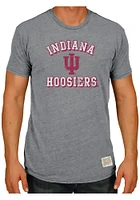 Original Retro Brand Indiana Hoosiers Grey Number One Short Sleeve Fashion T Shirt