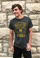 Original Retro Brand Missouri Tigers Black Football Short Sleeve Fashion T Shirt