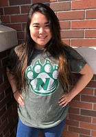 Original Retro Brand Northwest Missouri State Bearcats Green Logo Short Sleeve Fashion T Shirt