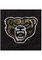 Original Retro Brand Oakland University Golden Grizzlies Black Arch Name With Sleeve Hit Short S..