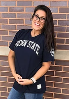 Original Retro Brand Penn State Nittany Lions Navy Blue Arch Short Sleeve Fashion T Shirt