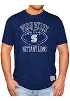 Original Retro Brand Penn State Nittany Lions Navy Blue Football Short Sleeve Fashion T Shirt