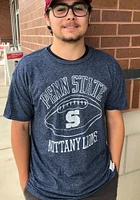 Original Retro Brand Penn State Nittany Lions Navy Blue Football Short Sleeve Fashion T Shirt