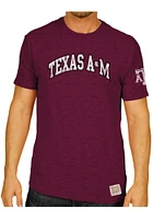 Original Retro Brand Texas A&M Aggies Maroon Arch Short Sleeve Fashion T Shirt