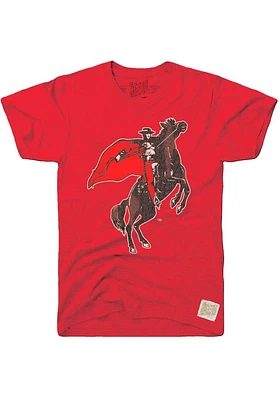 Original Retro Brand Texas Tech Red Raiders Logo Short Sleeve Fashion T Shirt