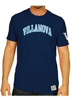Original Retro Brand Villanova Wildcats Navy Blue Arch Short Sleeve Fashion T Shirt