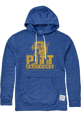 Original Retro Brand Pitt Panthers Mens Blue Fashion Hood
