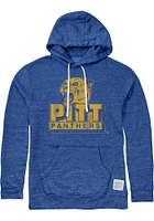Original Retro Brand Pitt Panthers Mens Blue Fashion Hood