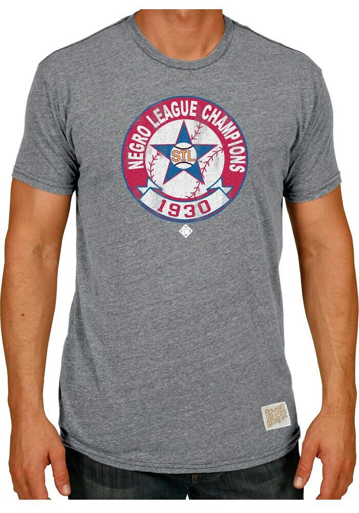 Original Retro Brand St Louis Stars Grey 1930 Champs Short Sleeve Fashion T Shirt