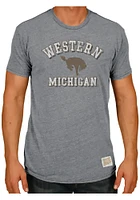 Original Retro Brand Western Michigan Broncos Grey Team Short Sleeve Fashion T Shirt