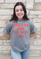Original Retro Brand Texas Grey Lone Star Short Sleeve Fashion T Shirt