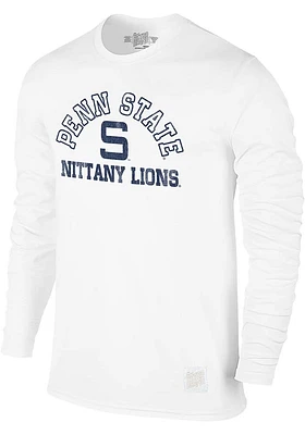 Original Retro Brand Penn State Nittany Lions White Arch Logo Long Sleeve Fashion T Shirt