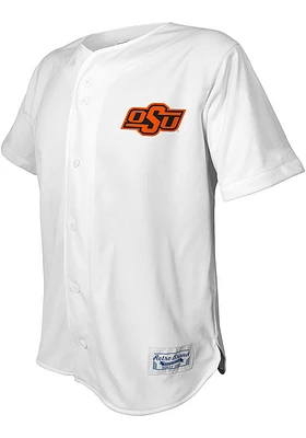 Original Retro Brand Oklahoma State Cowboys Mens White Baseball Jersey