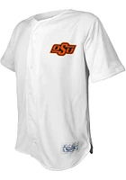 Original Retro Brand Oklahoma State Cowboys Mens White Baseball Jersey