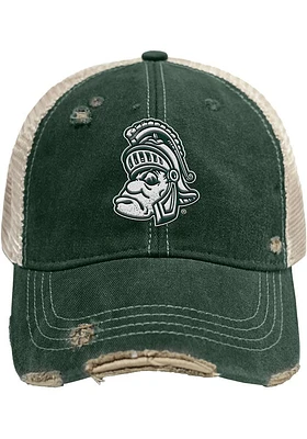 Michigan State Spartans Retro 2T Meshback Adjustable Hat - Green