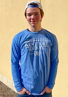 Original Retro Brand Kentucky Blue Churchill Downs Long Sleeve Fashion T Shirt