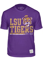 Original Retro Brand LSU Tigers Distressed Triblend Short Sleeve Fashion T Shirt