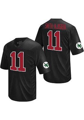 Jaxon Smith-Njigba  Original Retro Brand Ohio State Buckeyes Black Player Football Jersey