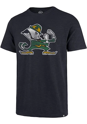 47 Notre Dame Fighting Irish Navy Blue Scrum Basic Short Sleeve Fashion T Shirt