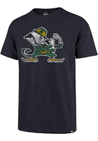 47 Notre Dame Fighting Irish Navy Blue Scrum Basic Short Sleeve Fashion T Shirt