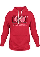 Original Retro Brand Ohio State Buckeyes Mens Red Heather Fashion Hood