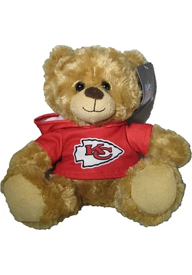 Kansas City Chiefs 9in Red Hoodie Bear Plush - Red