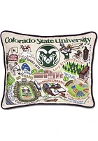 Colorado State Rams 16x20 Embroidered Pillow