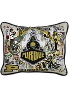 White Boilermakers 16x20 Embroidered Pillow