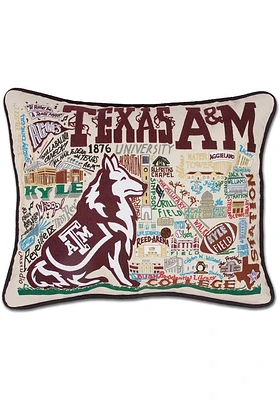 Texas A&M Aggies 16x20 Embroidered Pillow