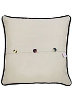 Detroit 20x20 Embroidered Pillow