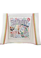 Detroit Printed and Embroidered Towel