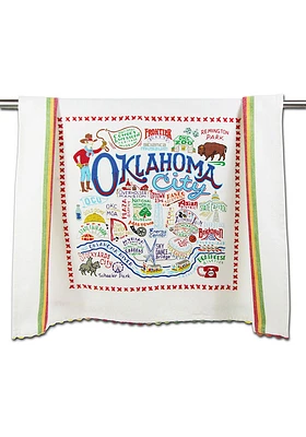 Oklahoma City Printed and Embroidered Towel