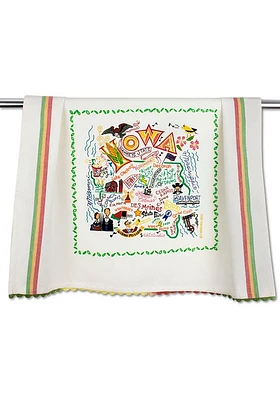 Iowa Printed and Embroidered Towel