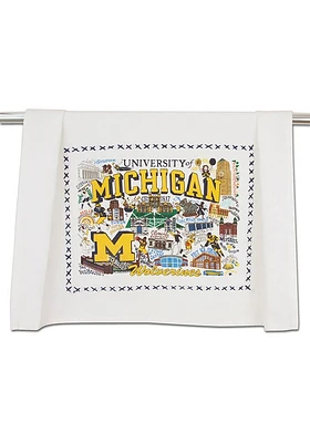 Michigan Wolverines Printed and Embroidered Towel