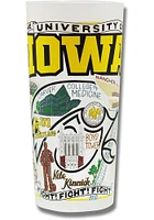 Iowa Hawkeyes 15 oz Frosted Pint Glass - Black