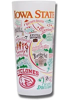 Iowa State Cyclones 15 oz Frosted Pint Glass - Red