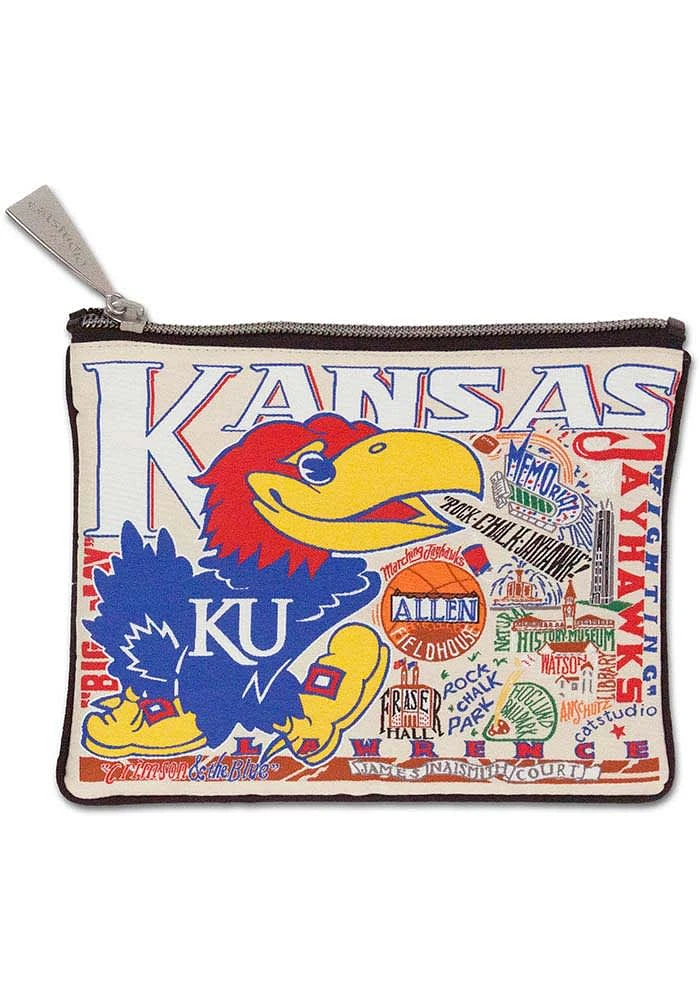 Kansas Jayhawks 7 in x 5.5 in Womens Coin Purse