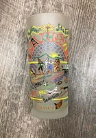 Kansas Frosted Pint Glass - White