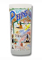Pennsylvania Frosted Pint Glass - White