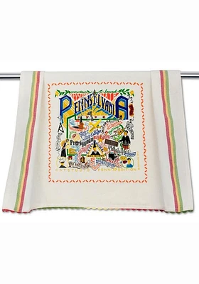Pennsylvania Printed and Embroidered Towel