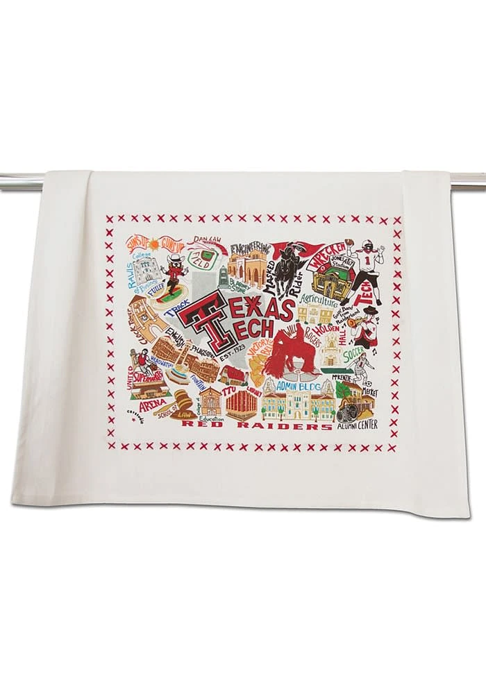 Texas Tech Red Raiders Printed and Embroidered Towel
