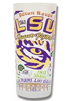 LSU Tigers 15oz Illustrated Frosted Pint Glass - White