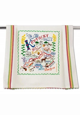 Kentucky Printed and Embroidered Towel