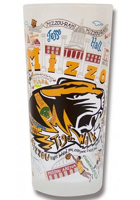 Missouri Tigers 15oz Frosted Pint Glass - White