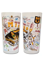 Missouri Tigers 15oz Frosted Pint Glass - White