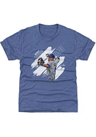 Nicky Lopez Kansas City Royals Youth Blue Stripes Player Tee