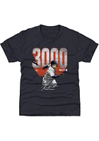 Miguel Cabrera Detroit Tigers Youth Navy Blue 3000 Hits Player Tee