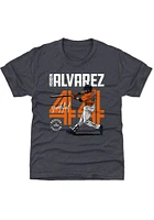 Yordan Alvarez Houston Astros Youth Navy Blue Inline Player Tee